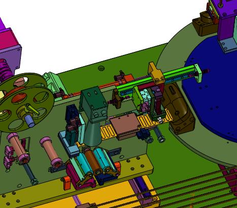 人工上件转台贴膜机
