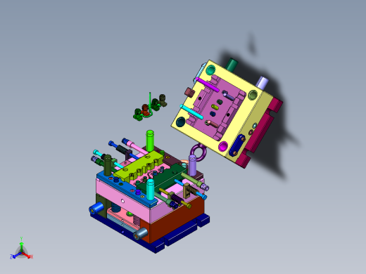 喷问喷嘴塑料模流模具设计