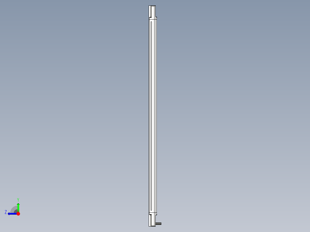 基恩士SL-V18L_R_kc图纸模型右视图