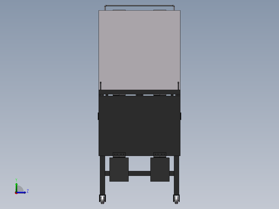 担架椅子左视图