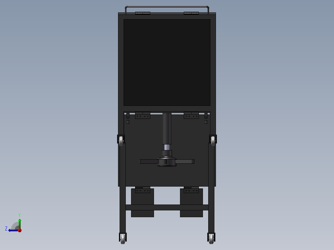 担架椅子右视图