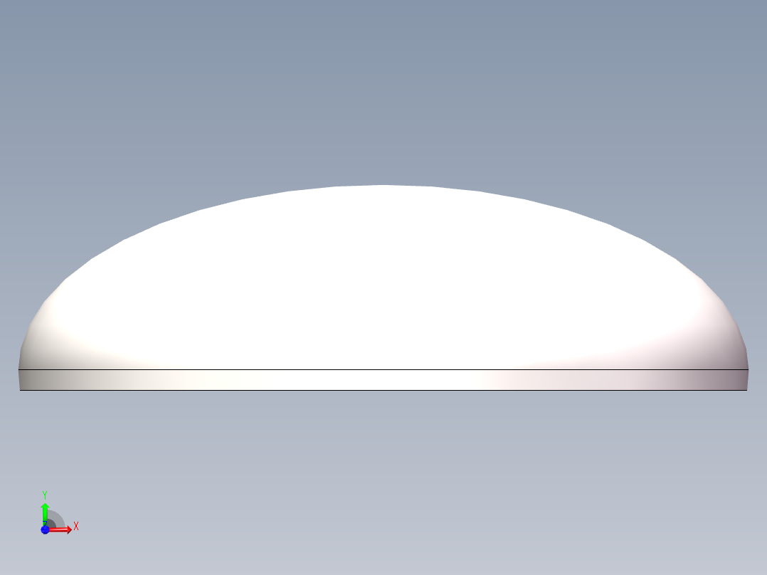 EHA椭圆形封头DN900前视图