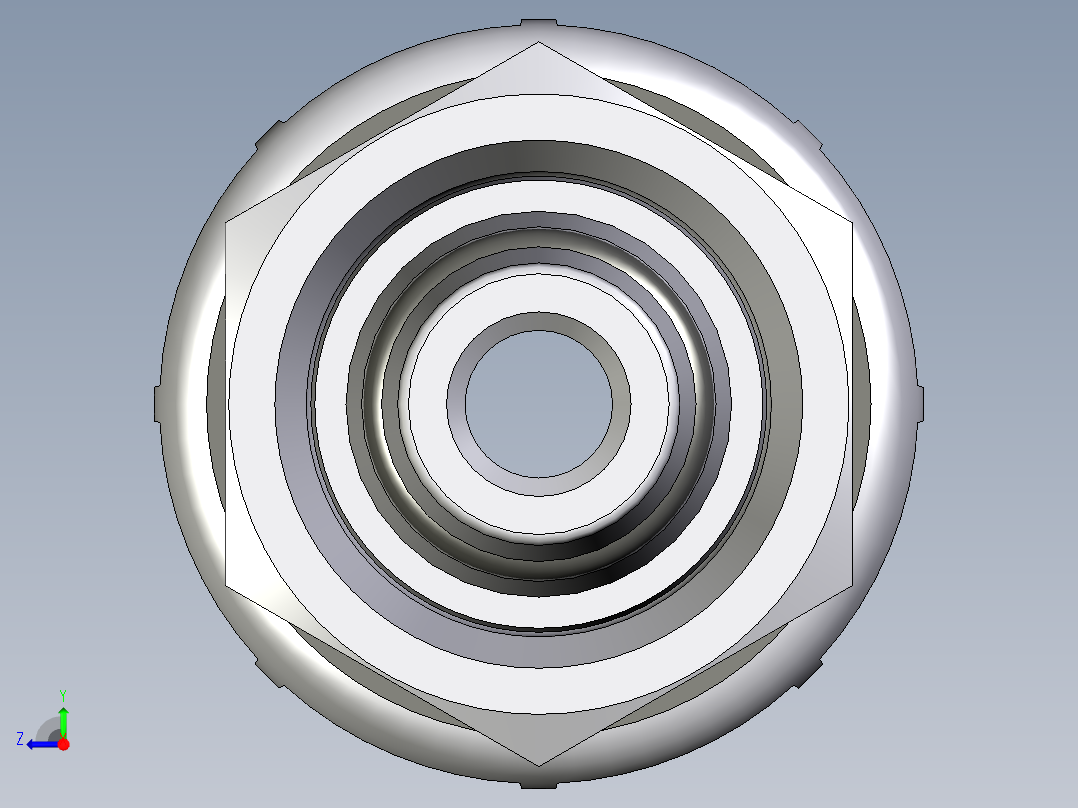 CA43系列-24°轻型直头右视图