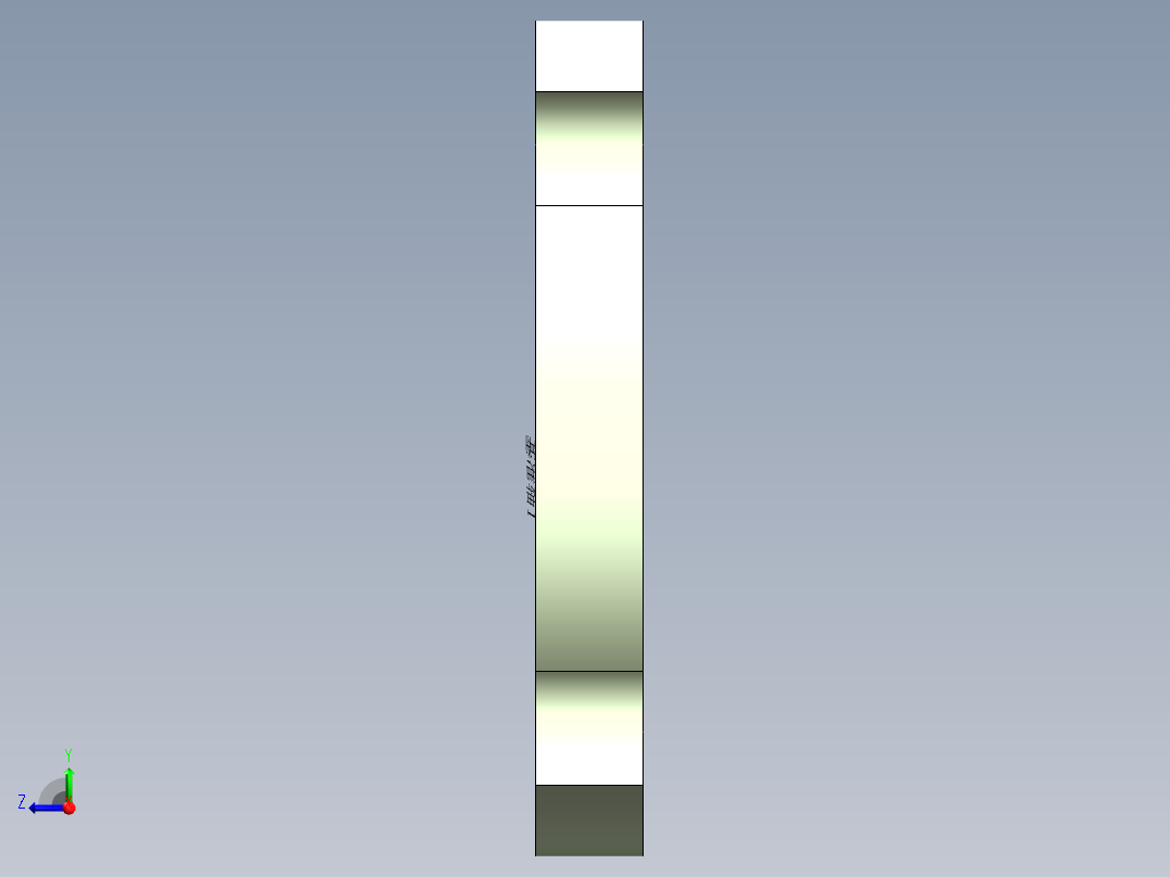 间隙轮工作盘右视图