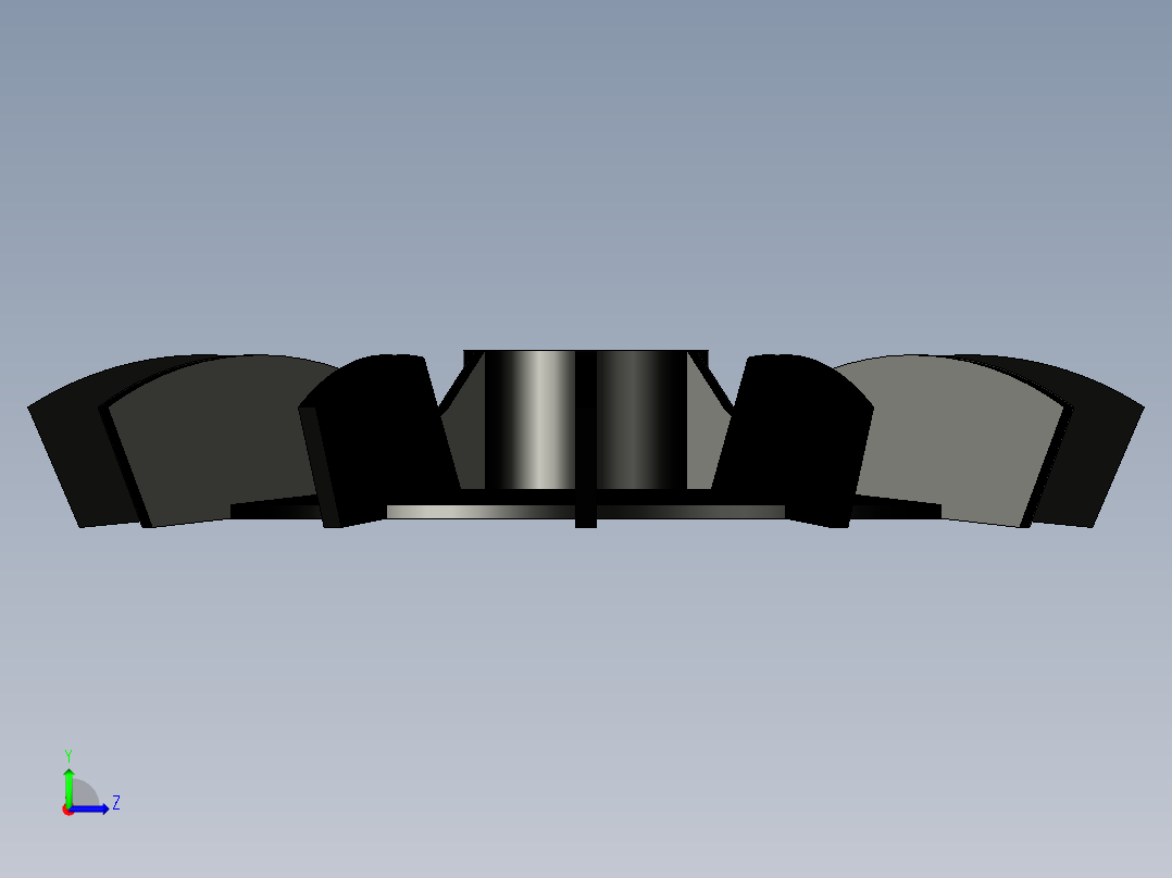 循环泵电机风机-（循环风机电机）左视图
