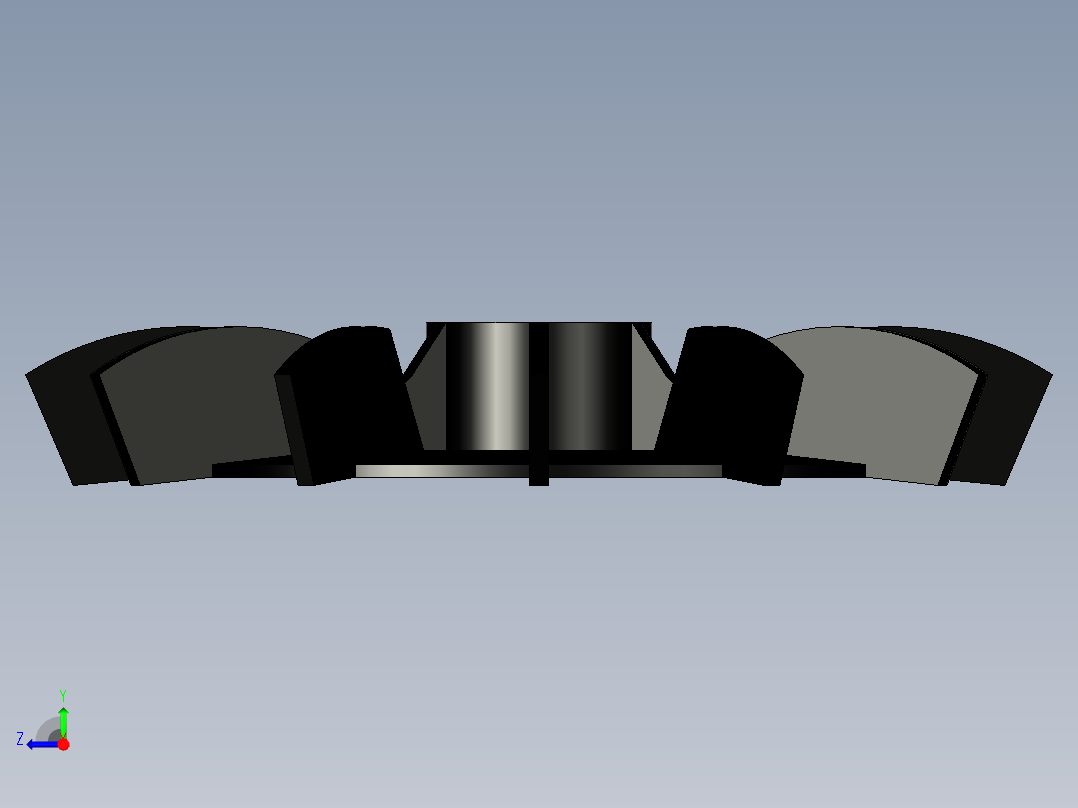 循环泵电机风机-（循环风机电机）右视图