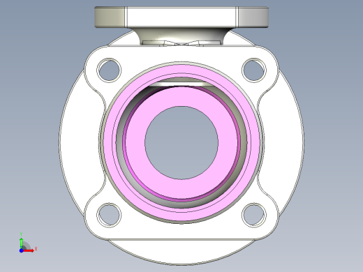 管道手动球阀-水管开关阀-手动阀门User Library-md52c150dn40_MD52C150DN40.BP前视缩略图