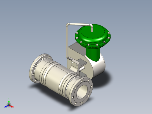 阀门模型fisher-v200-6_in