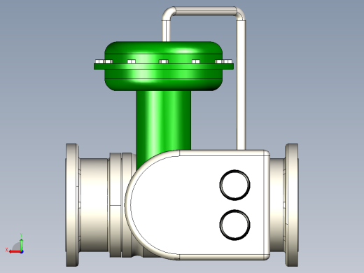 阀门模型fisher-v200-6_in后视缩略图