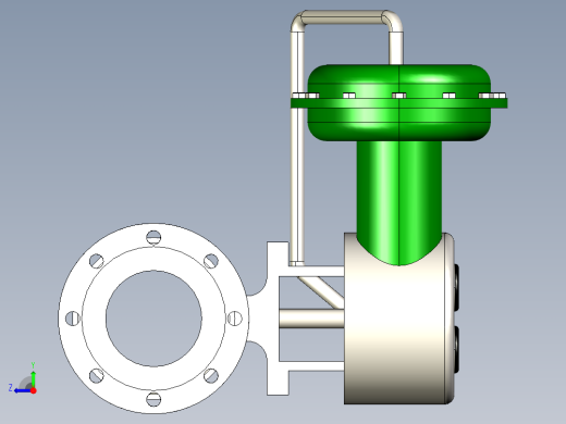 阀门模型fisher-v200-6_in右视缩略图