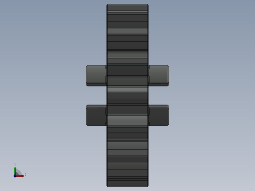 4019 OldGray Technic Gear 16 Tooth.SLDPRT前视缩略图