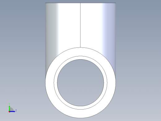 聚氯乙烯配件01-Sch80_Tee_SxSxS_801-007_0.75in左视缩略图