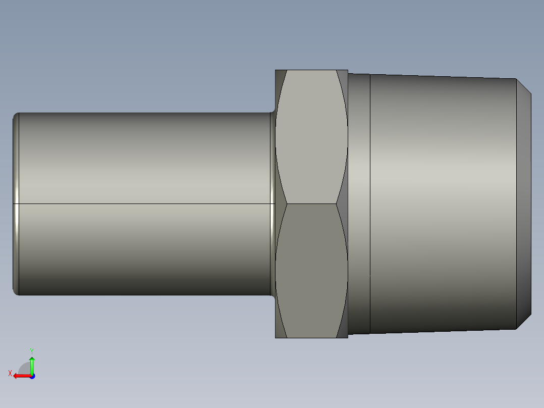 软管与硬管连接用工业通用接头0120_15_21后视图