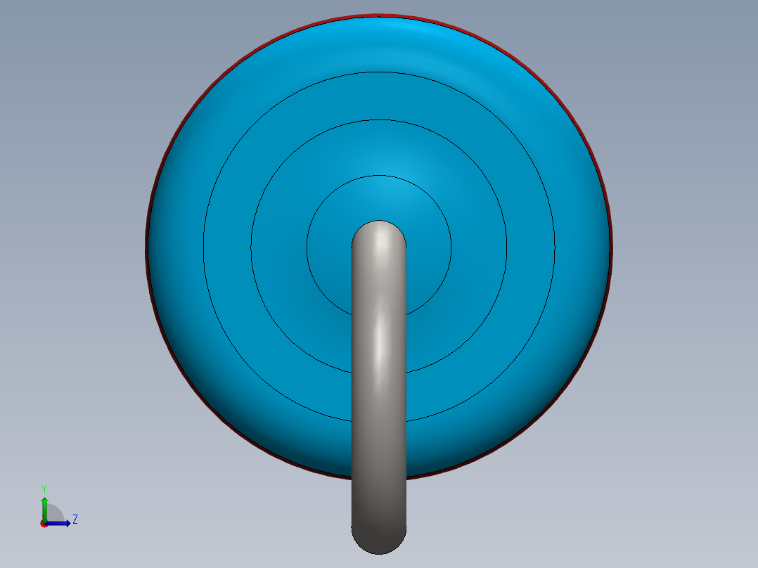 电容器 二极管 电阻器-Resistor Vertical 22 Ohm 1W左视图