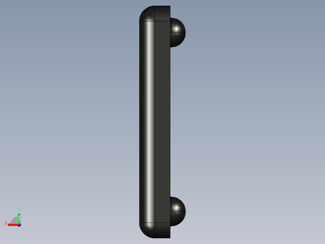 型材-BR 30X30 COVER CAP WITH HOLE KJN503143后视图