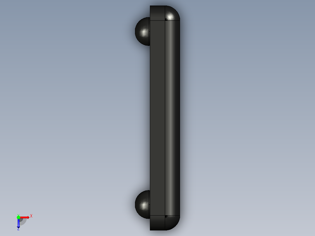 型材-BR 30X30 COVER CAP WITH HOLE KJN503143俯视图