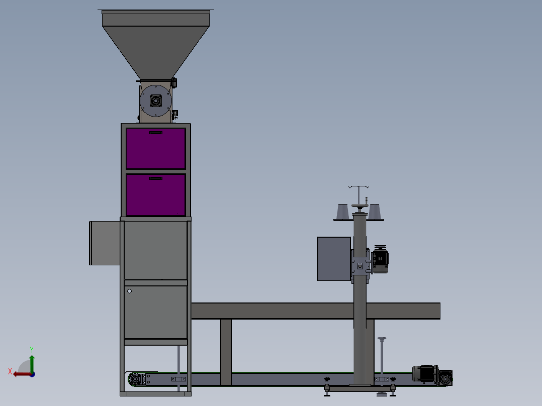 有斗自动定量包装秤721775===200后视图