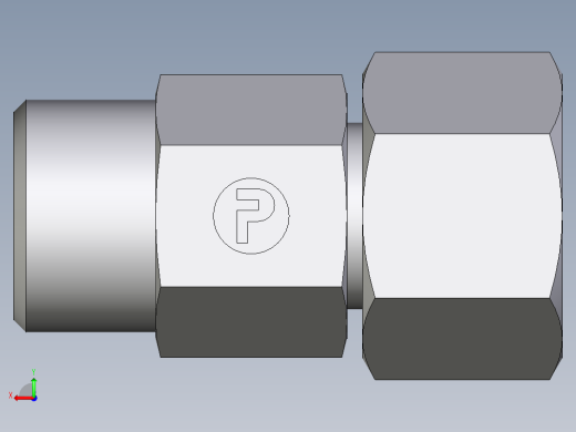 卡套式工业通用硬管接头EO_Distance_piece_adapter_DA12LOMD71后视缩略图
