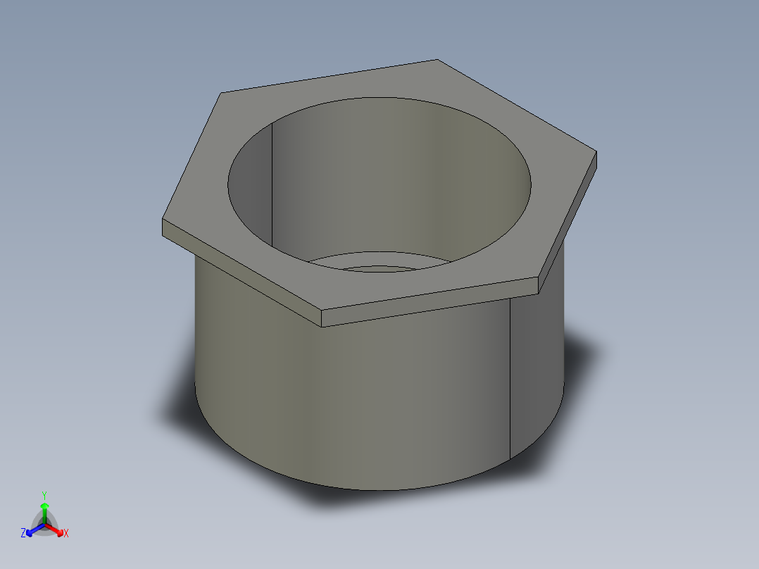 船舶管路系统SeaCor_ReducerBushing_SxSPIG_37J137339_3in x 2.5in正等轴测图