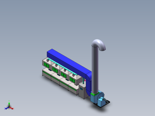 VOCs催化燃烧sw20可编辑正等轴测缩略图
