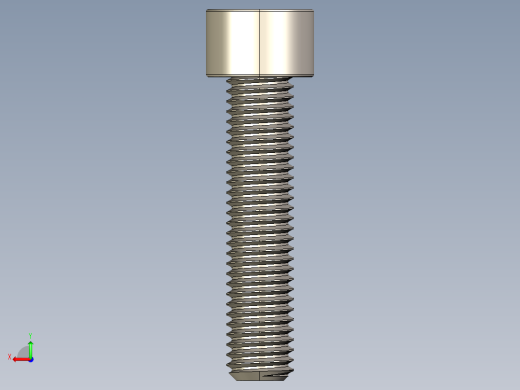 Screw_DIN_912_M10x45F_A2.STEP公制内六角螺钉后视缩略图