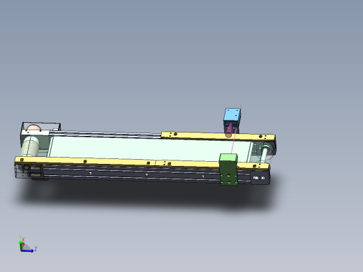 0.9米0.2米皮带输送机构