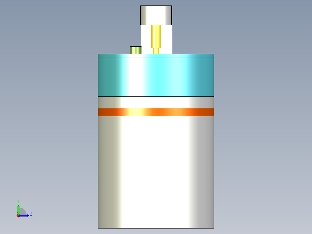 一种儿科科室专用热奶器左视图