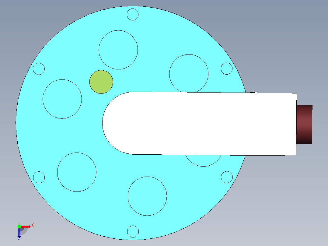 一种儿科科室专用热奶器俯视图