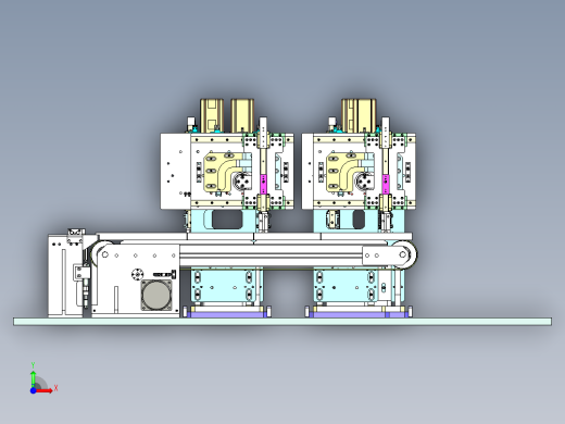 流水线取料机构设计前视缩略图