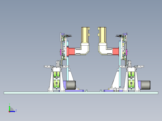 流水线取料机构设计左视缩略图