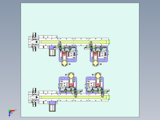 流水线取料机构设计俯视缩略图