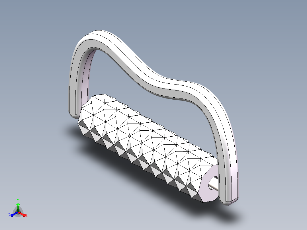 按摩器正等轴测图