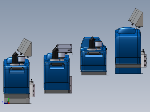 4款一种模块化熔炼机模型右视缩略图