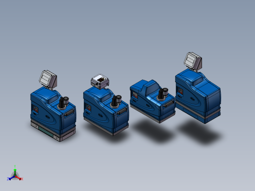 4款一种模块化熔炼机模型正等轴测缩略图