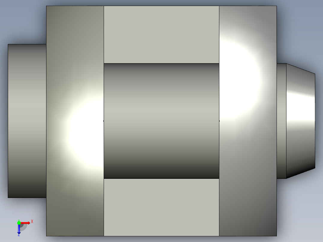 MI气缸Y接头F_M06100YE俯视图