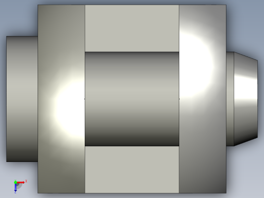 MI气缸Y接头F_M06100YE俯视缩略图