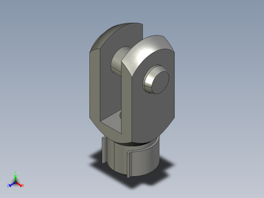 MI气缸Y接头F_M06100YE正等轴测缩略图