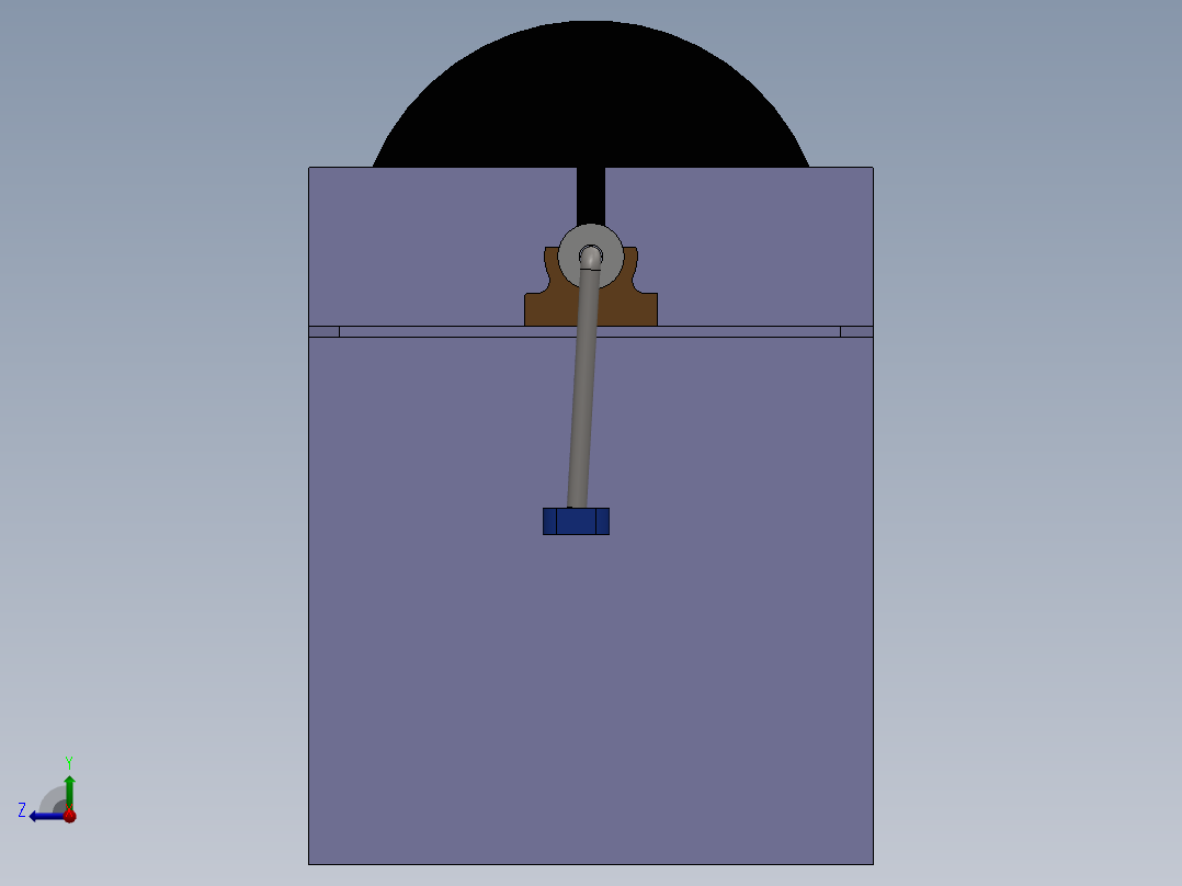 半自动烘焙机右视图