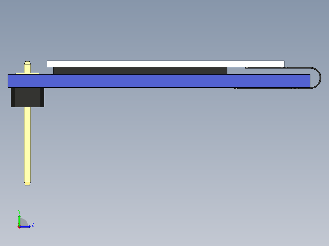 OLED-64x48显示屏模块MDOB064048AV-WI-11左视图