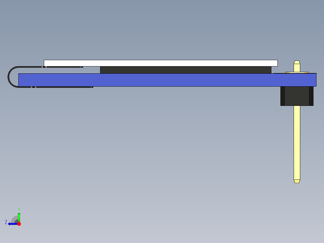 OLED-64x48显示屏模块MDOB064048AV-WI-11右视图