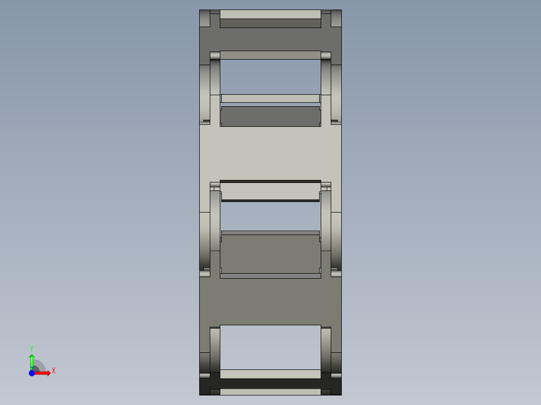 VBF03-F38-R55-N20-VEF03-F38拖链(TB)前视图