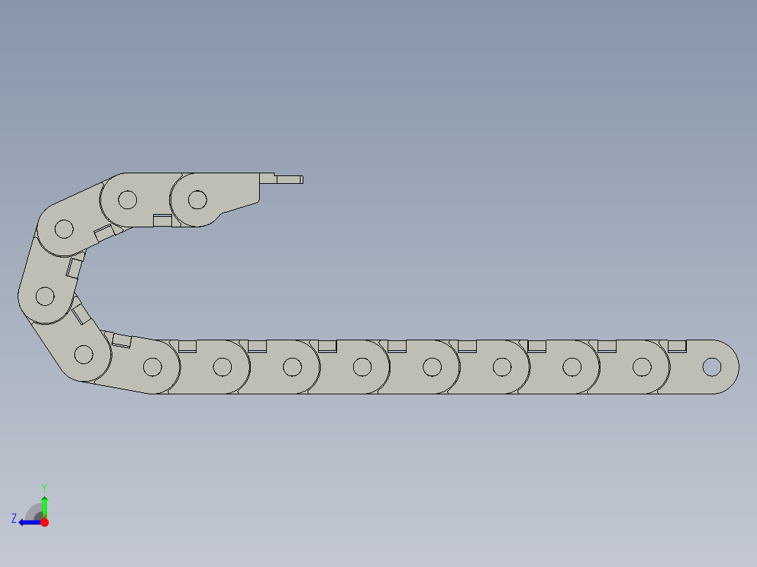VBF03-F38-R55-N20-VEF03-F38拖链(TB)右视图