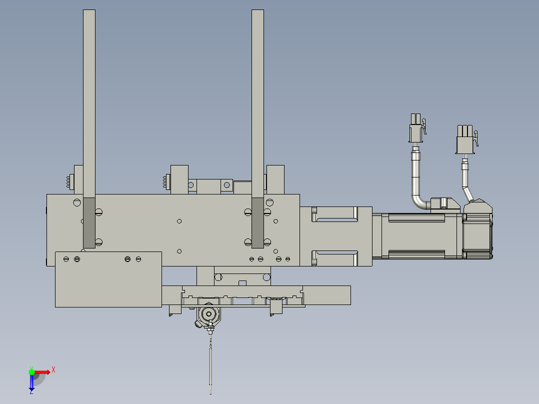 1模组分料俯视图