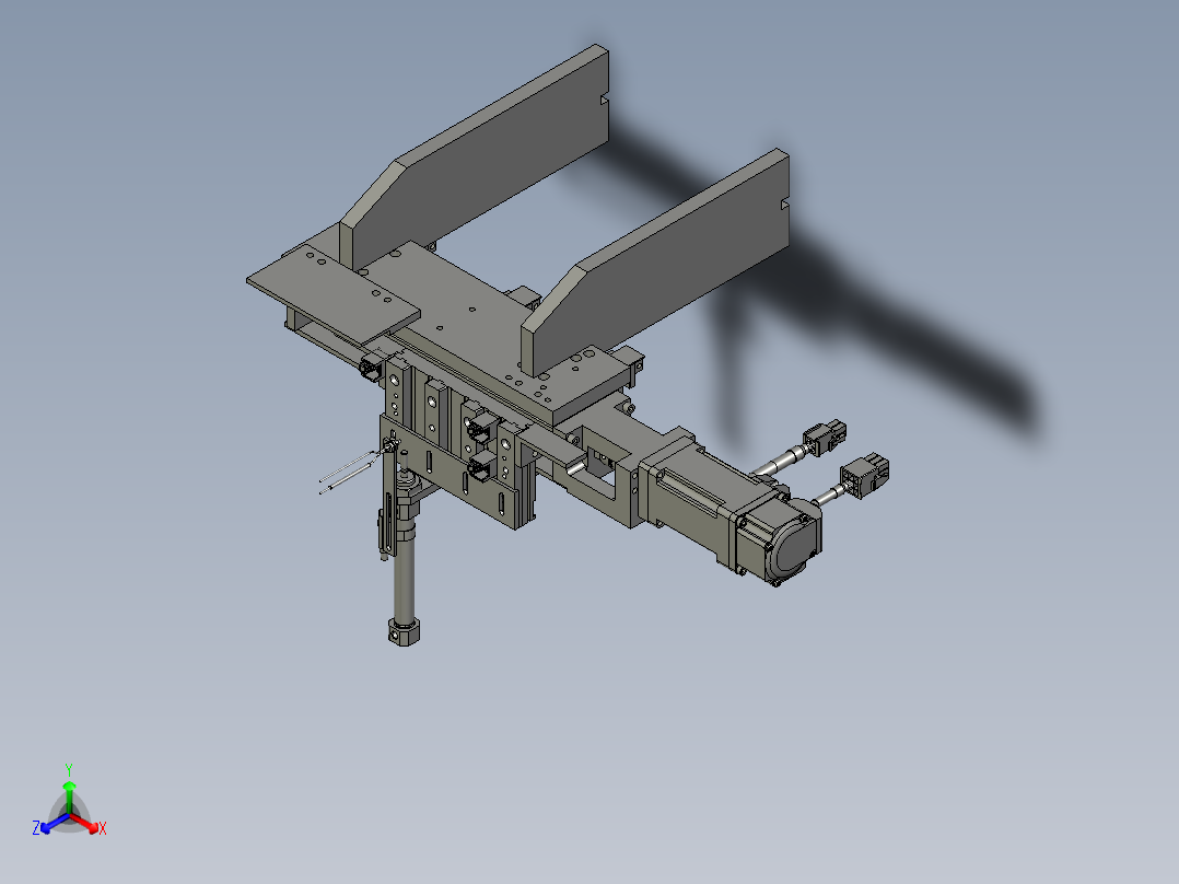 1模组分料正等轴测图
