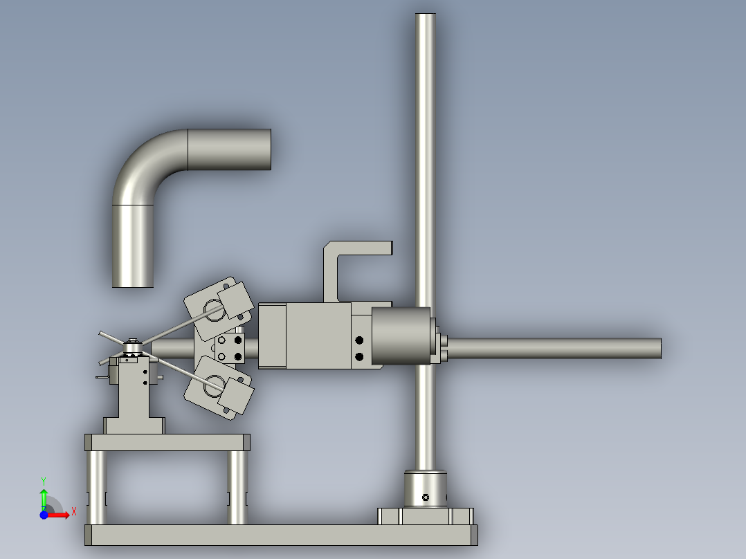 充电接口检测自动化设备设计-A104STNBC000-旋转测试-V1前视图