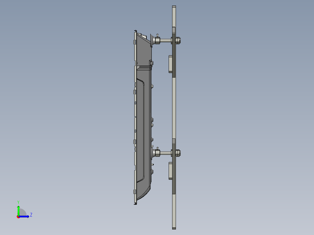 装配体德阳治具左视图