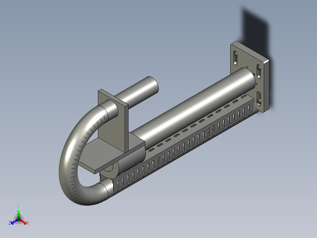 抽风装配主视图