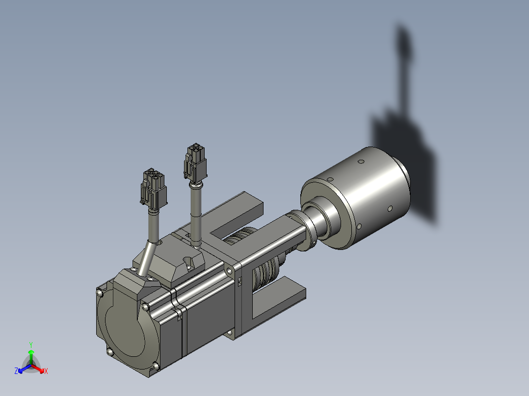 RY泵盖组装机-M05正等轴测图