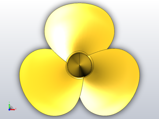 船用螺旋桨前视缩略图