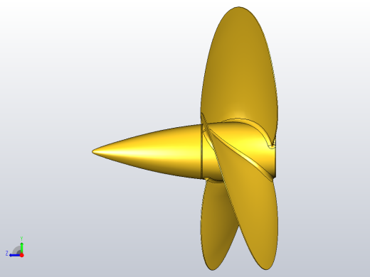 船用螺旋桨右视缩略图